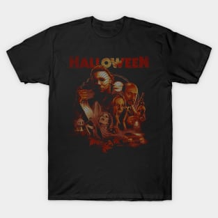 Retro Halloween Movie T-Shirt
